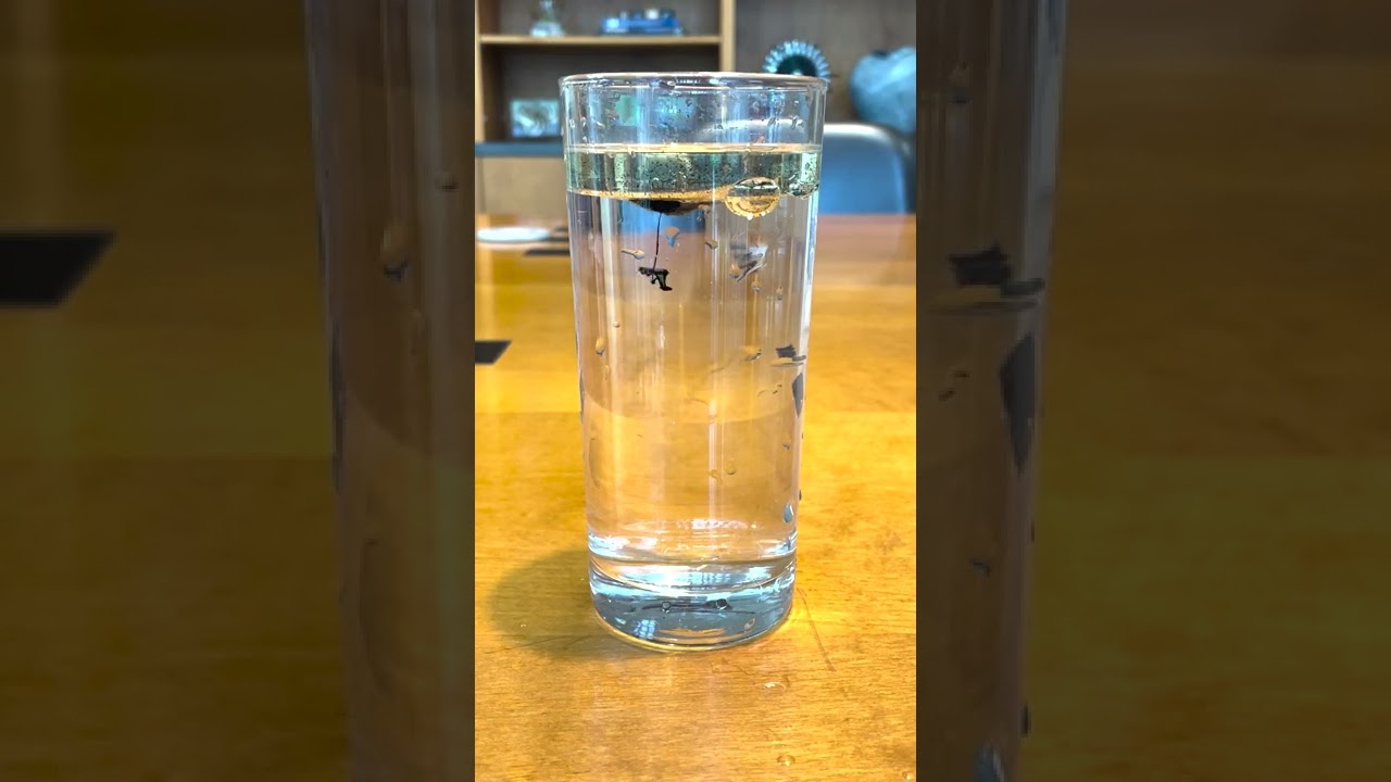 Kitchen Science: Underwater Fireworks #shorts