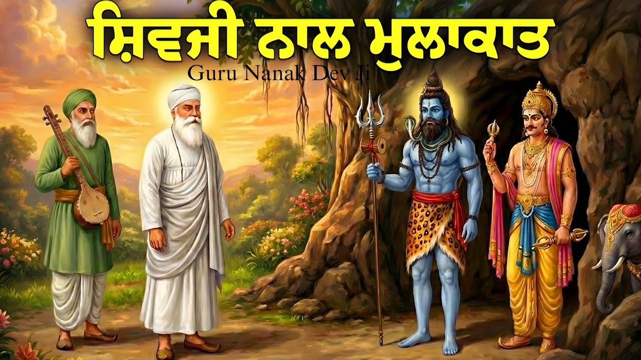 ਗੁਰੂ ਜੀ ਅਤੇ ਸ਼ਿਵਜੀ ਦੀ ਮੁਲਾਕਾਤ || ਇੰਦਰ ਦੇਵਤਾ || Guru Nanak Dev Ji Sakhi || Sikh Itihas