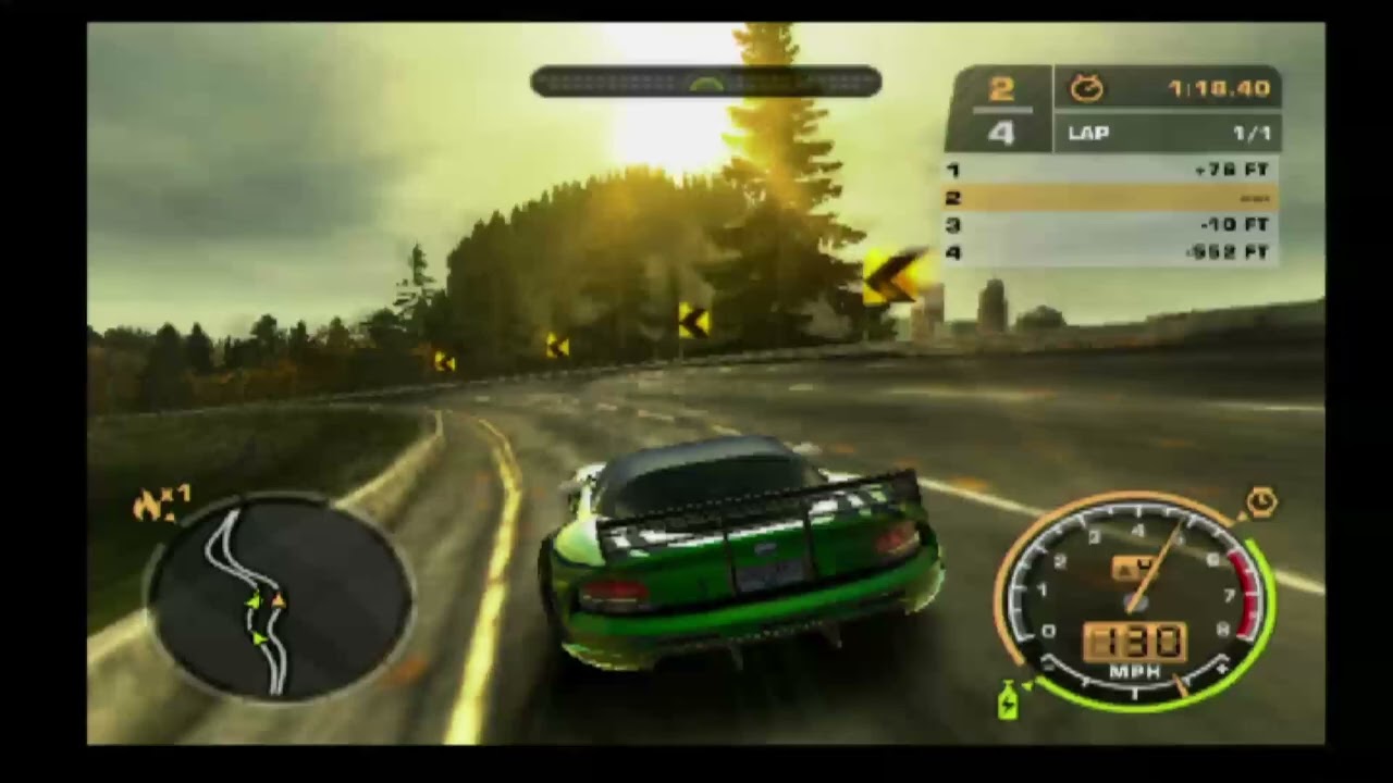 LET'S MOVE | Need for Speed: Most Wanted (PS2) JV's Dodge Viper SRT-10 | Country Club | 1080p60 HD