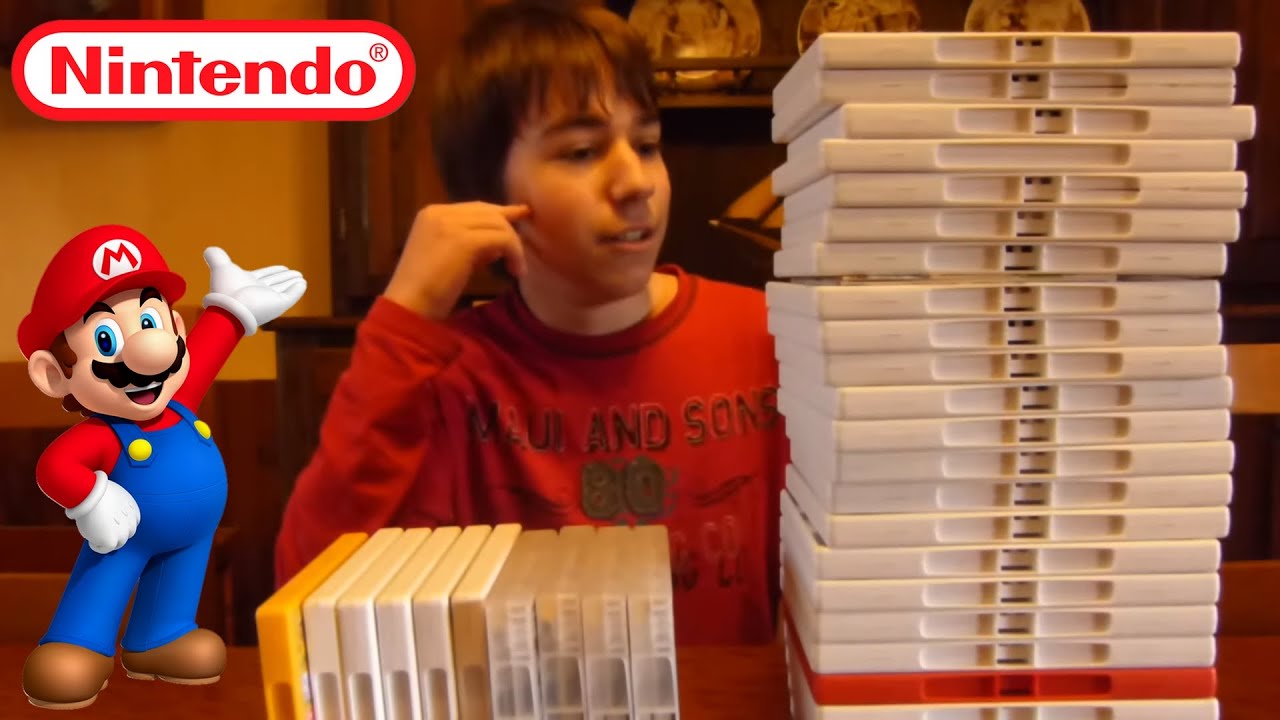 MA COLLECTION DE JEUX NINTENDO (WII, 3DS, DS)