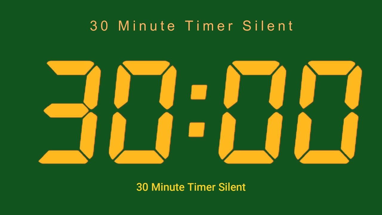 30 Minute Timer Silent