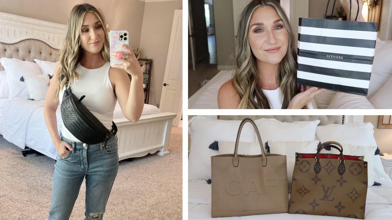 SEPHORA HAUL, NEW HANDBAG, + SELLING MY LOUIS VUITTON ONTHEGO GM