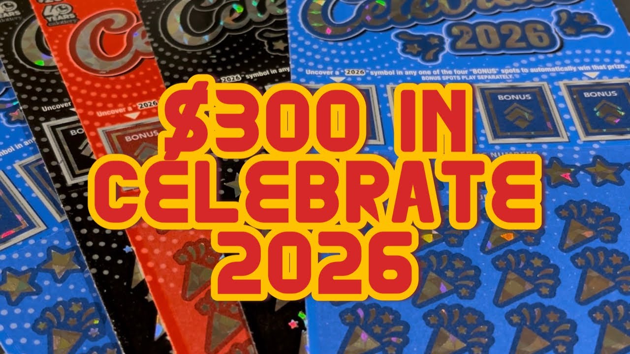 300 долларов в лотерее Celebrate 2026 ‼️ #калифорния #лотерея #скретч-карты #короткоевидео #выигр...