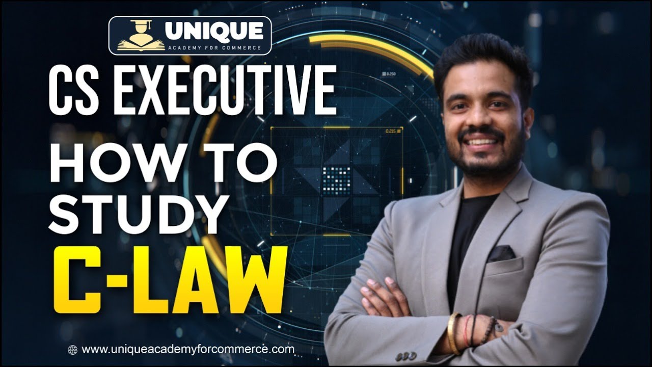 HOW TO STUDY CLAW |CS EXECUTIVE | CS SHUBHAM ABAD
