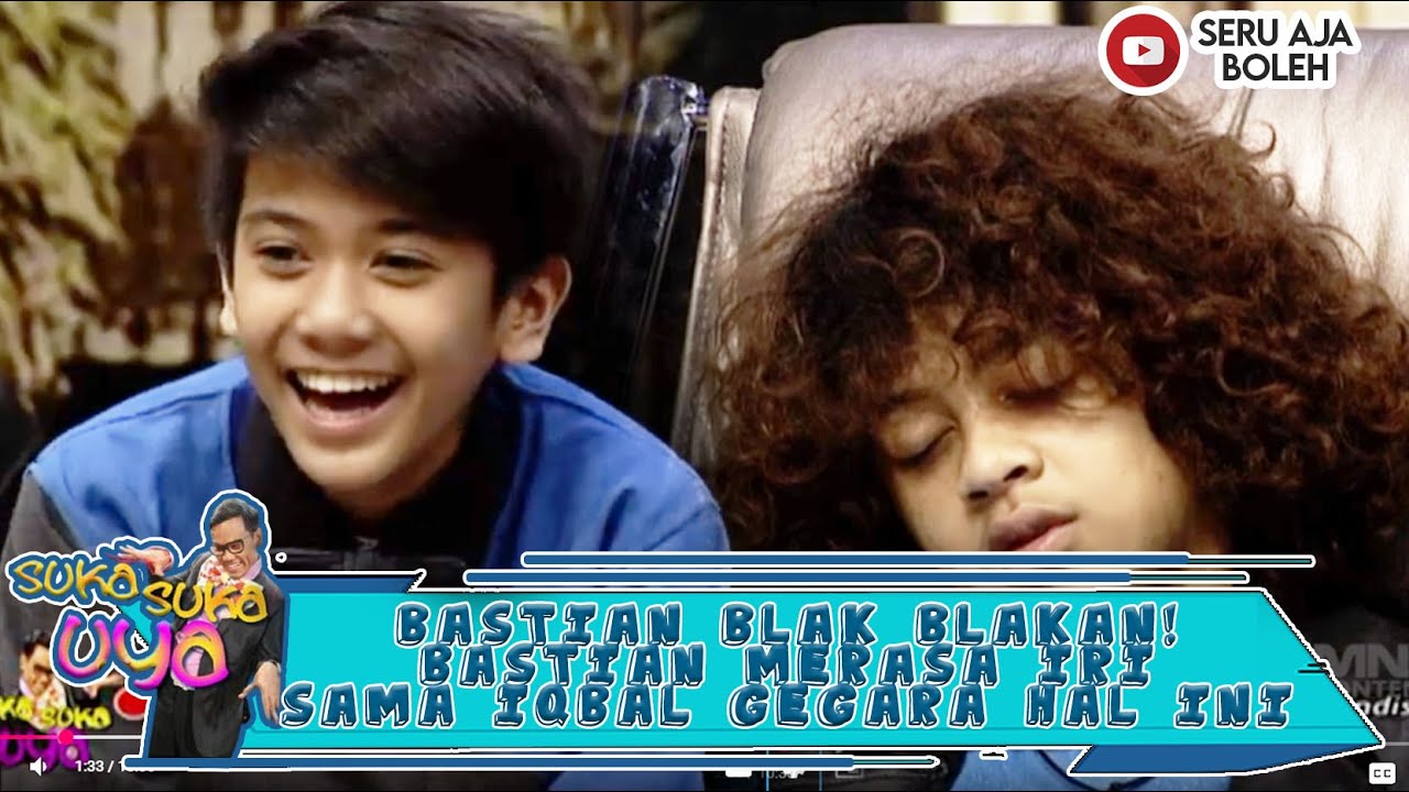 BASTIAN BLAK BLAKAN! BASTIAN MERASA IRI SAMA IQBAL GEGARA HAL INI - SUKA SUKA UYA