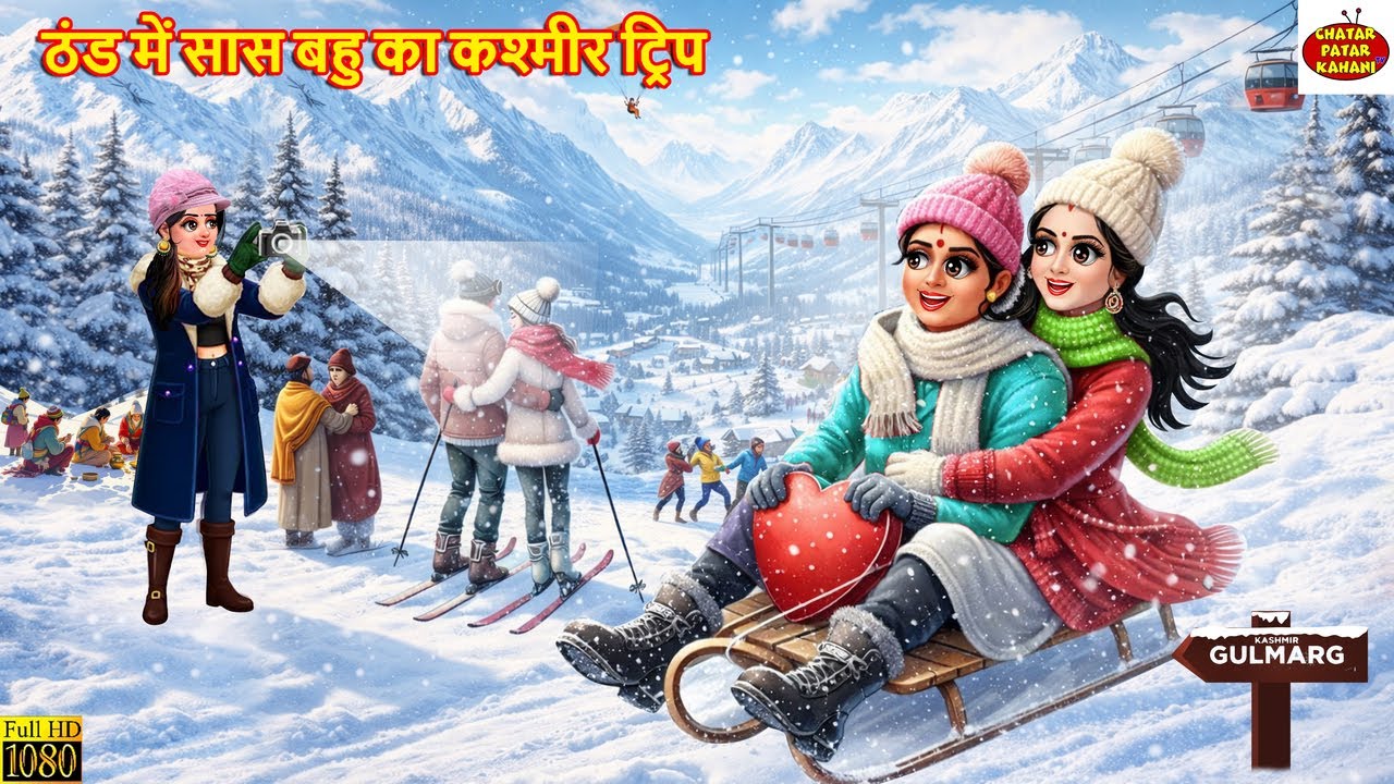 ठंड में सास बहु का कश्मीर ट्रिप | Saas Bahu Ka Kashmir Trip | Hindi Kahani | Moral Stories |Kahaniya