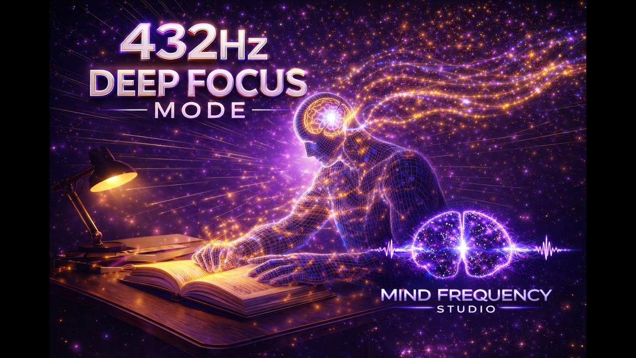432Hz Deep Focus Mode | Calm Study Music for Productivity MIND FREQUENCY STUDIO