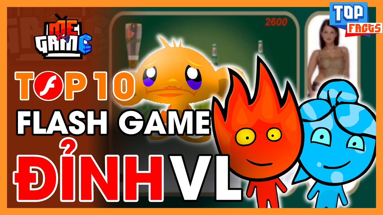 Top 10 Flash Game Hay Tuổi Thơ - Chú Khỉ Buồn, Fireboy and Watergirl.. | meGAME
