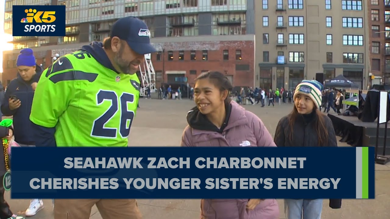 Seahawks running back Zach Charbonnet cherishes younger sister's sparkle