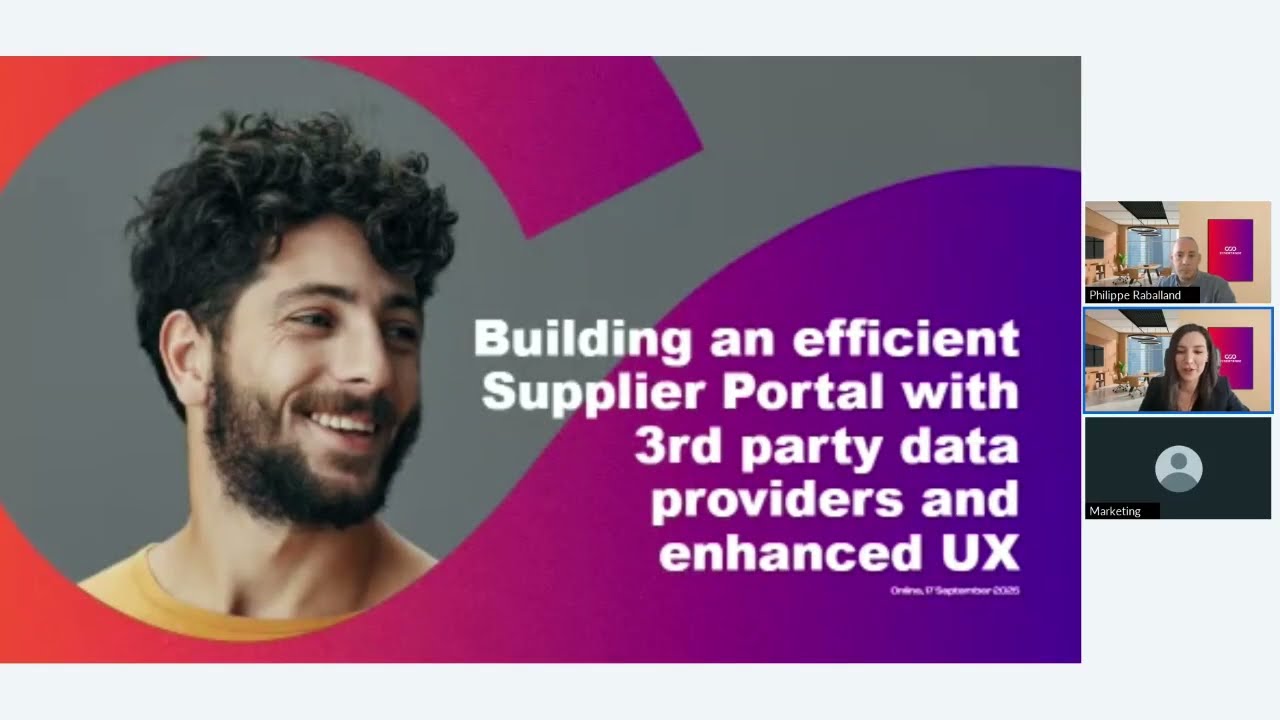 Building an Supplier Portal with 3rd party data providers and enhanced UX​ with Synertrade 5