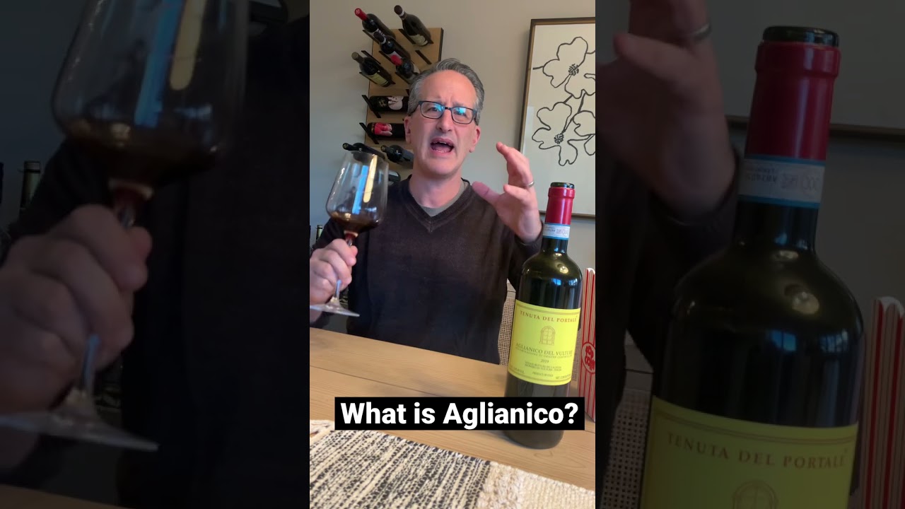 What is Aglianico?  Big and powerful, these wines deserve your attention. #aglianico #winevideo