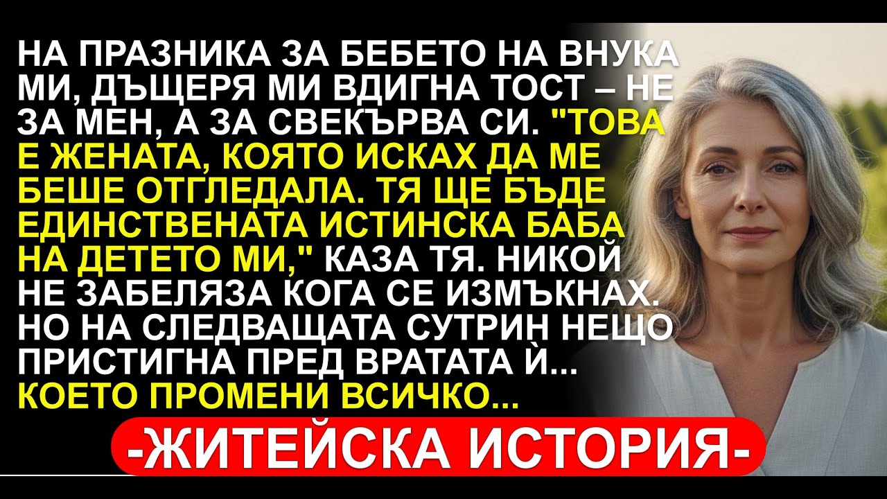 ДЪЩЕРЯ МИ ОТХВЪРЛИ МЕН КАТО БАБА. НА СУТРИНТА ПОЛУЧИ ПРАТКА, КОЯТО ПРОМЕНИ ВСИЧКО.
