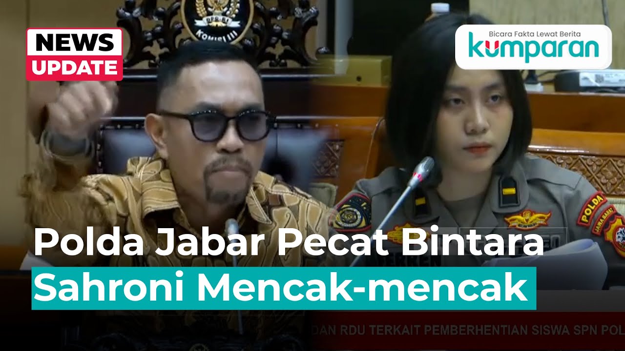 Buntut Bintara Dikeluarkan, Sahroni Kritik Polda Jabar
