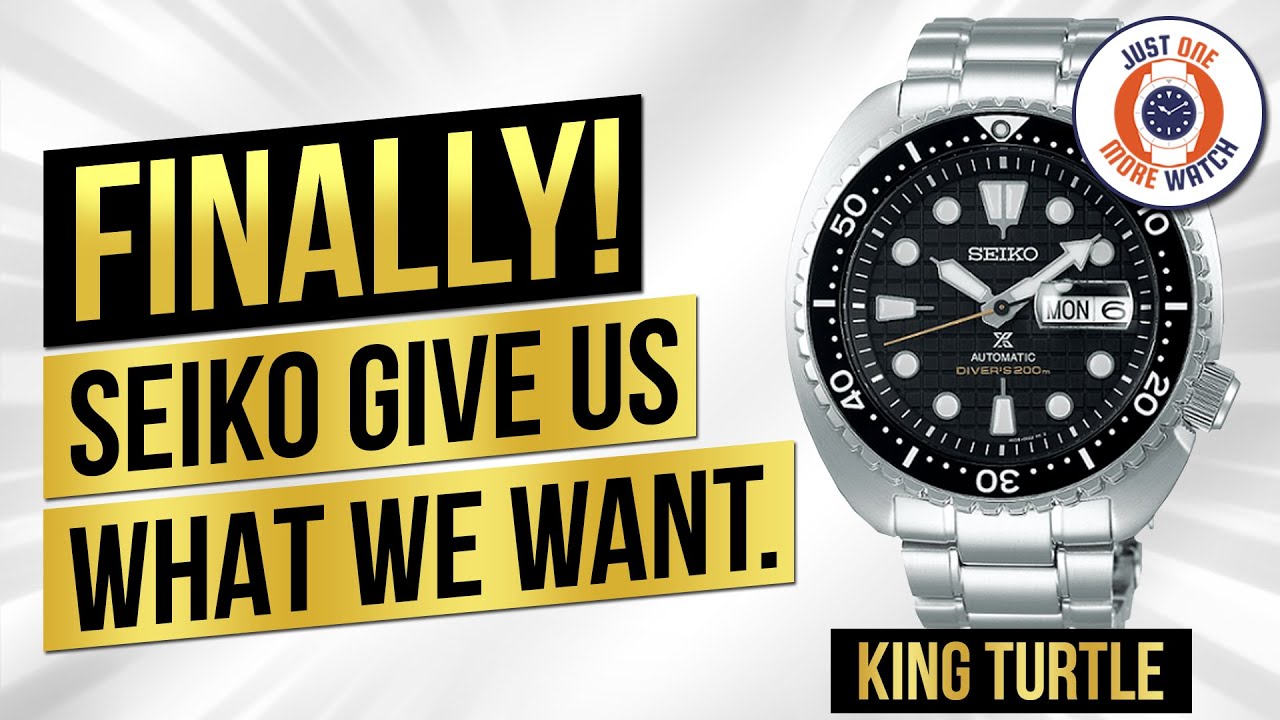 НАКОНЕЦ-ТО! Seiko, которые не нужно модифицировать! King Turtle