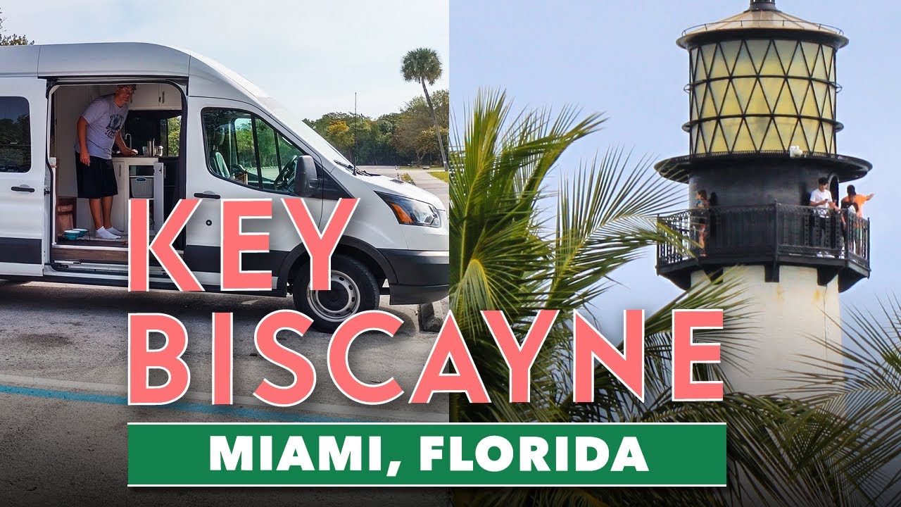 Van Life on KEY BISCAYNE | Bill Baggs Cape Florida State Park & Lighthouse (Things to do Florida)