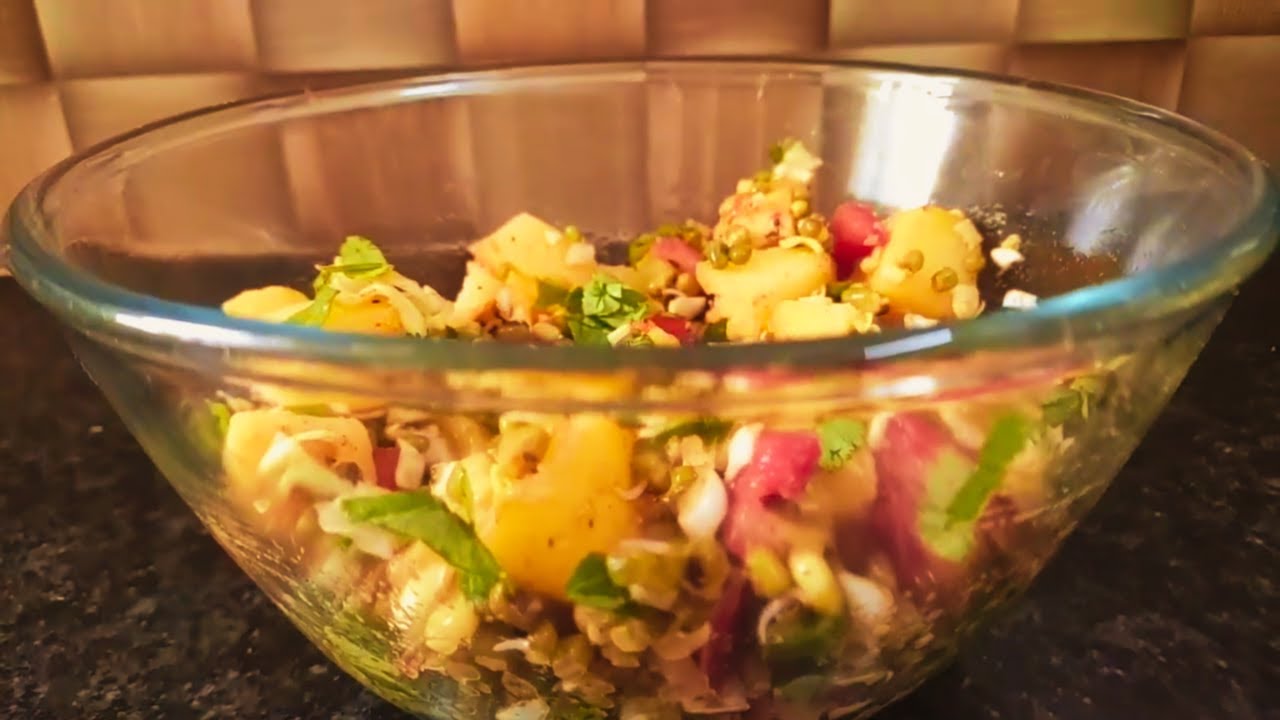 Sprouts|Sprouted Chaat|Chaat Recipe|Protein Salad Recipe|Salad|Chat|Sprouted Chaat Hindi