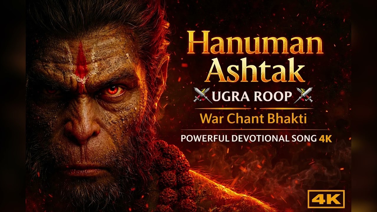 Hanuman Ashtak Ugra Roop ⚔️ | War Chant Bhakti | Goosebumps Guaranteed