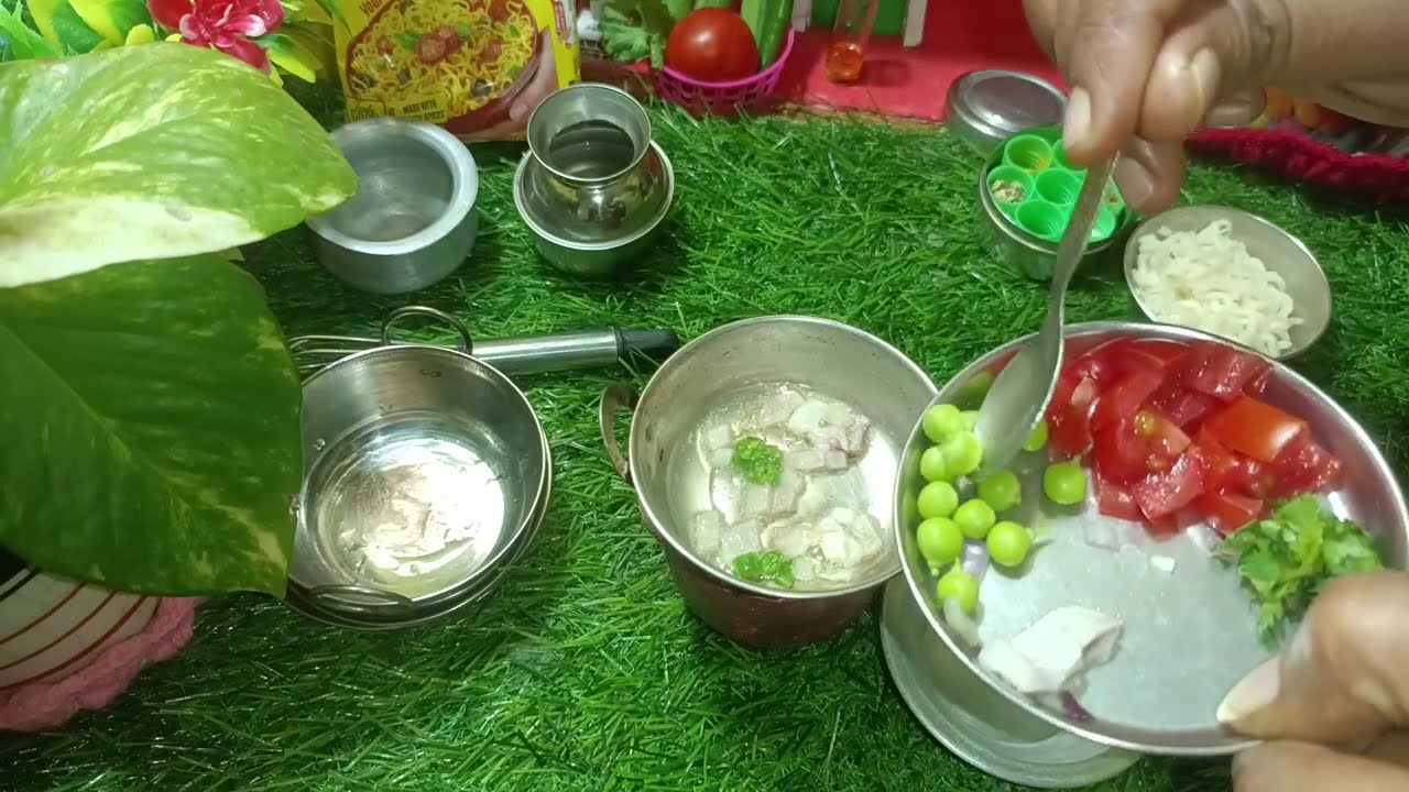 Miniature maggi noodles |🍜Tiny Cooking ASMR | Viral recipe 