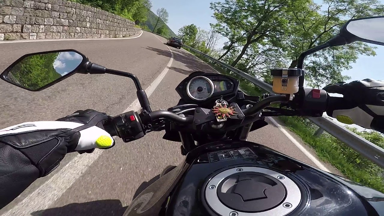 Kawasaki z750 | GoPro Hero 5 Black | Thiene-Asiago