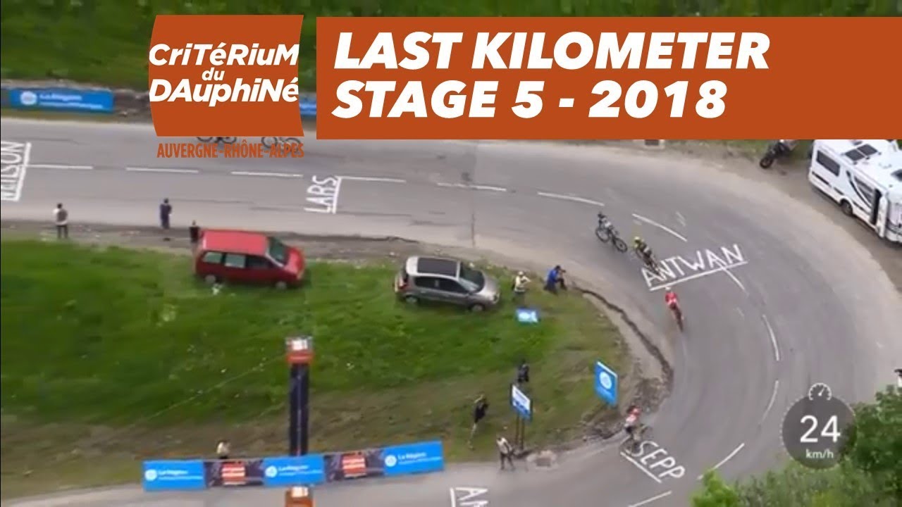 Last kilometer - Stage 5 (Grenoble / Valmorel) - Critérium du Dauphiné 2018