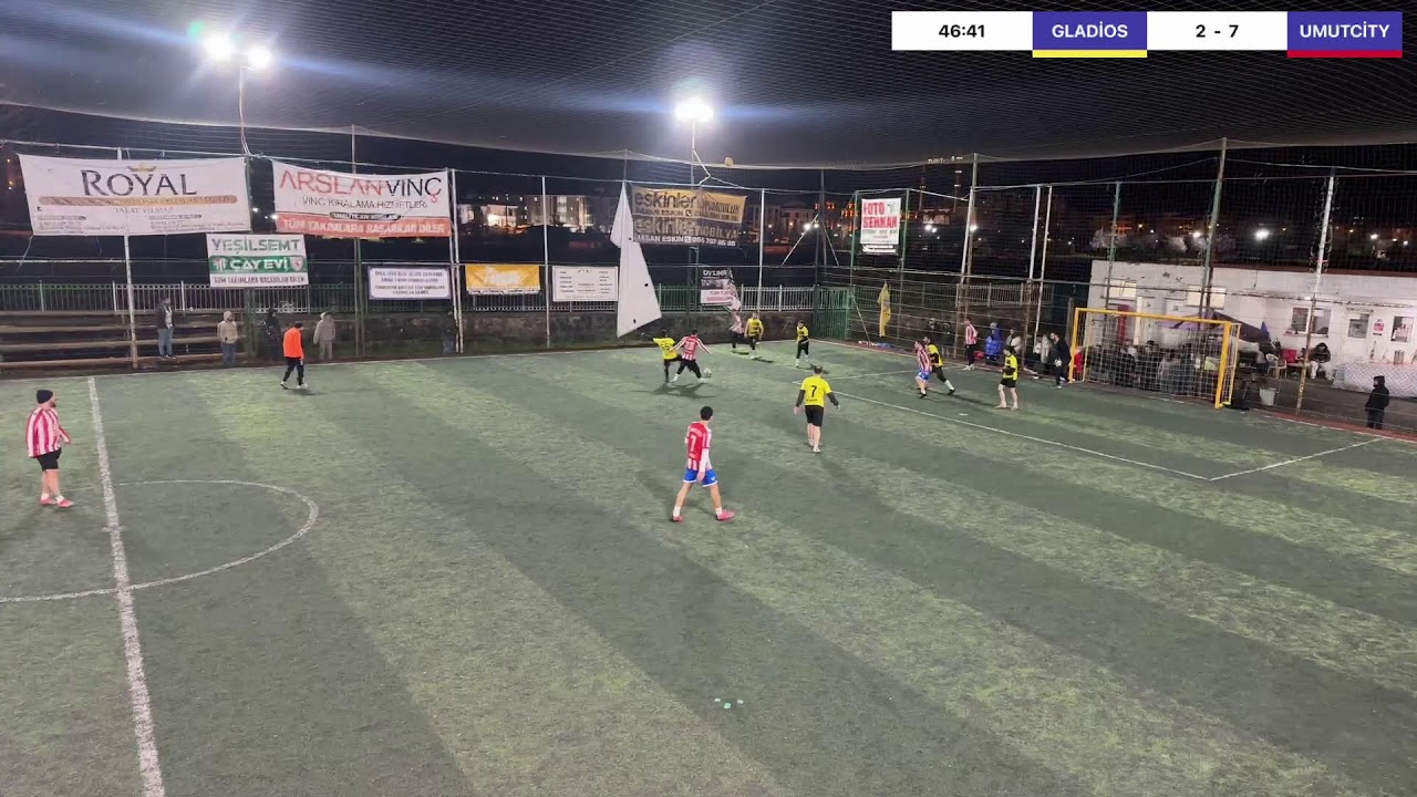 MİNİ FUTBOL ÇARŞAMBA 24. HAFTA KARŞILAŞMASI
GLADİOS VS UMUTCİTY