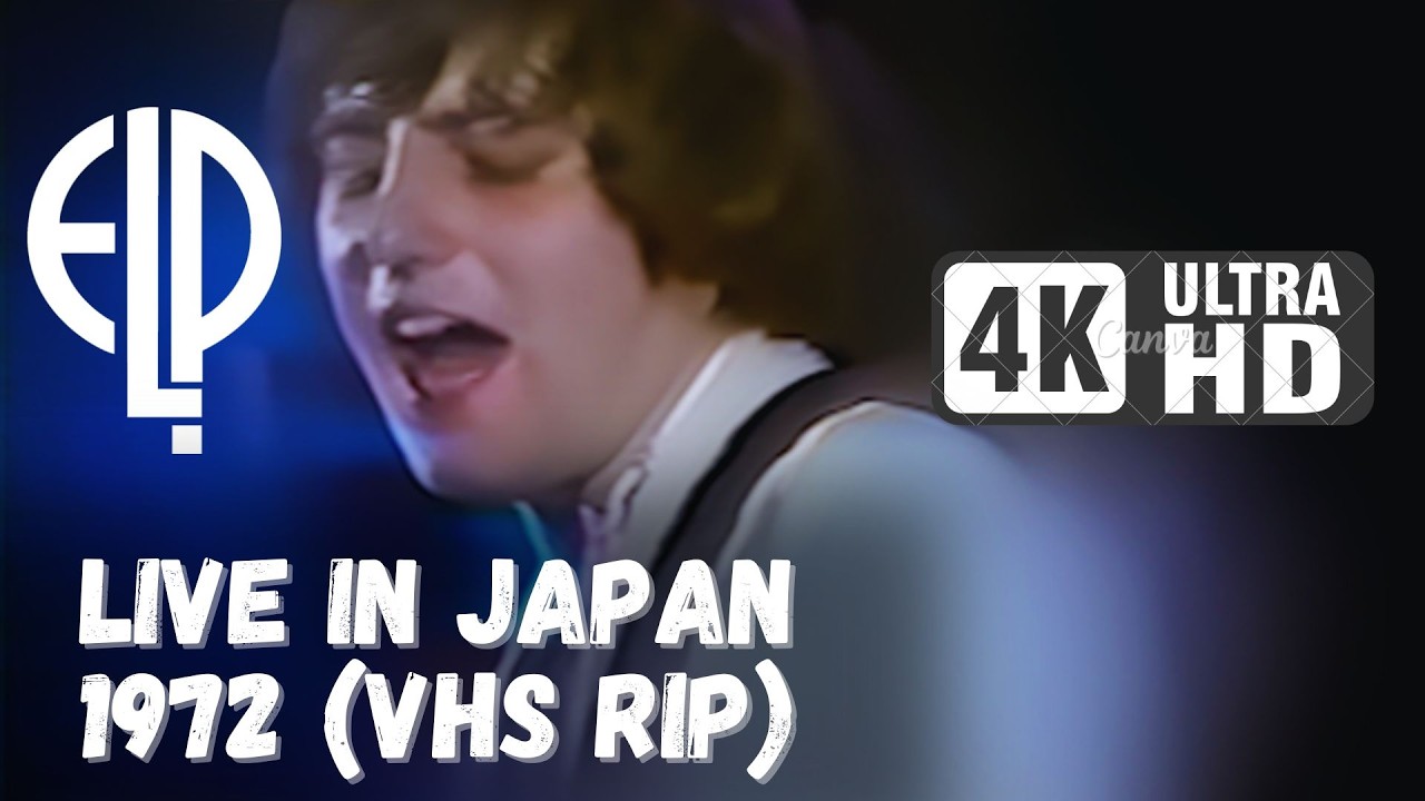 Emerson, Lake and Palmer - Tokyo, Japan 1972 (4K Restored)