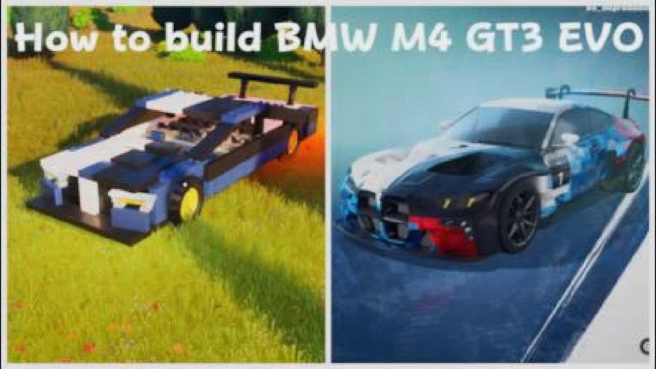 Lego Fortnite How to build BMW M4 GT3 EVO