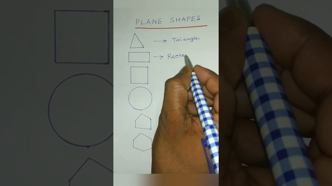 Plane Shapes | Geometry | #shorts