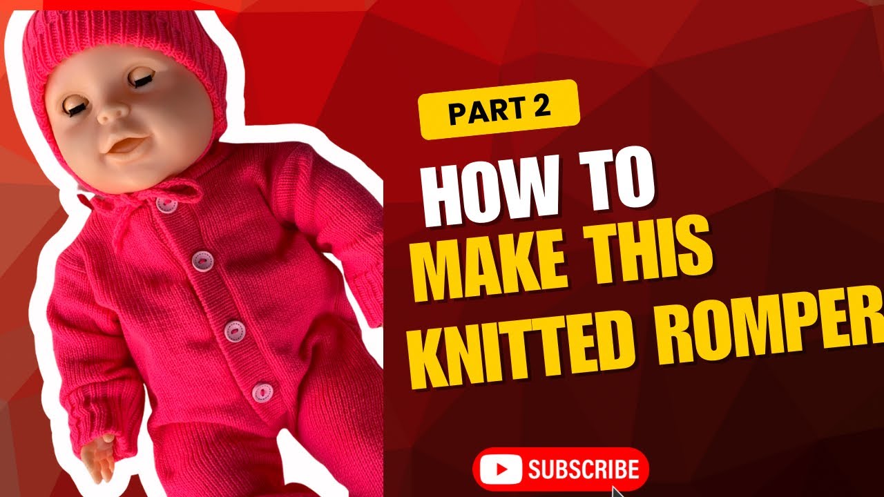 Making a baby romper part 2