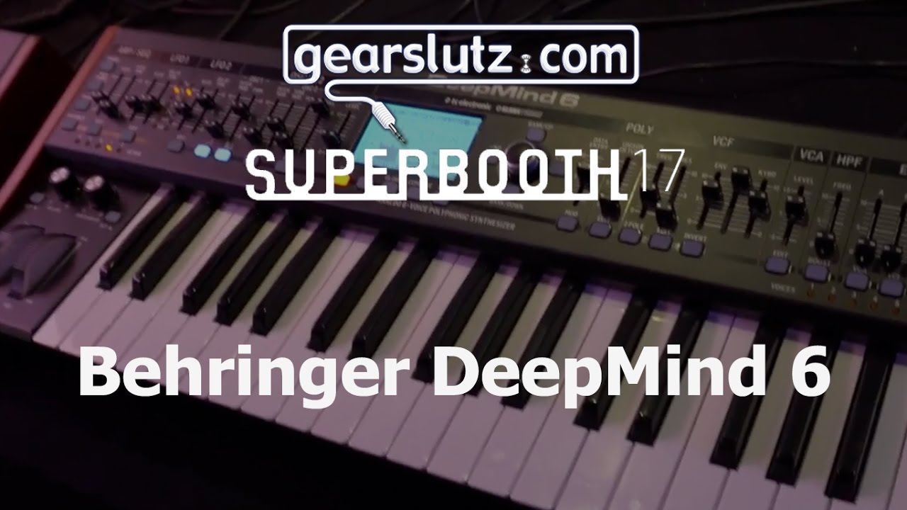 Behringer Deepmind 6 audio @ SB17