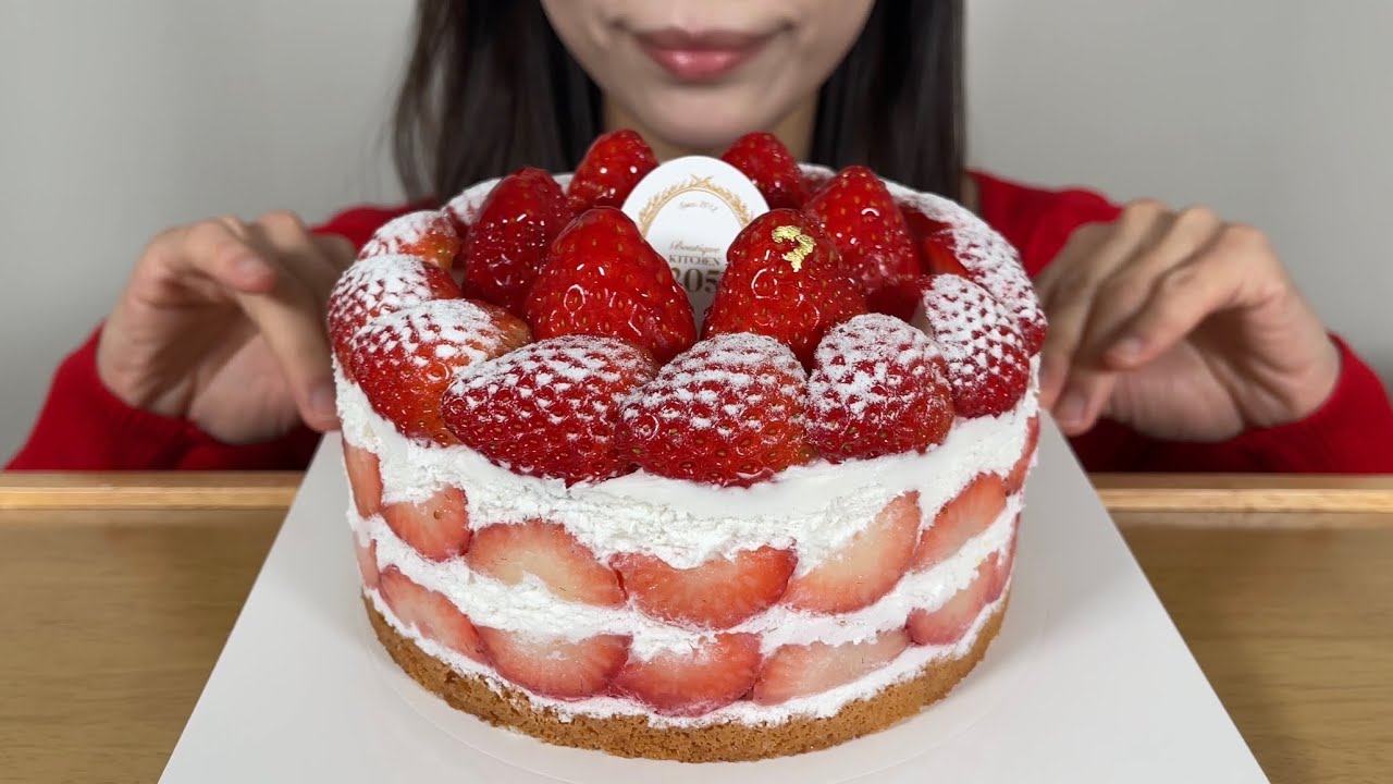 딸기밭 딸기 케이크 | Strawberry Cake ASMR