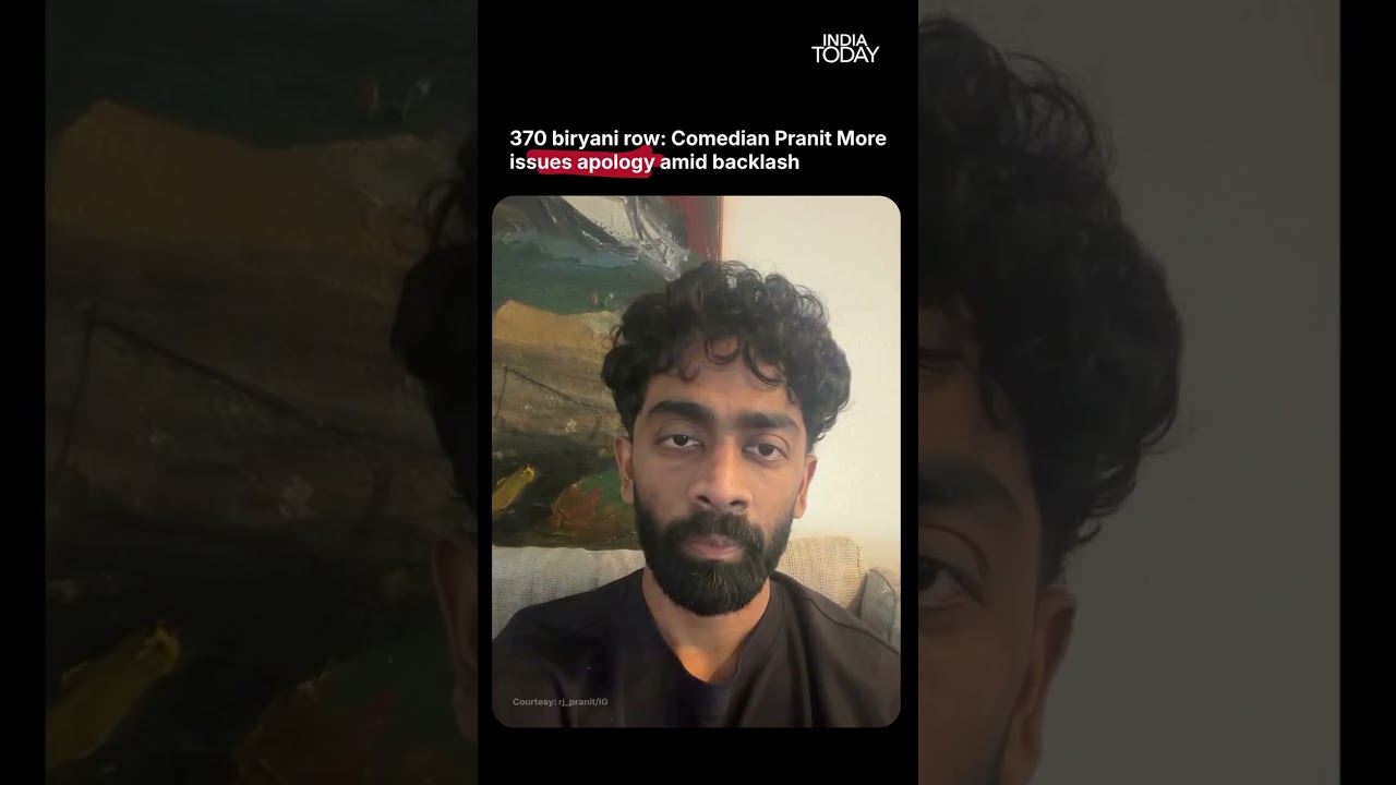 Pranit More Apologises After Backlash Over Viral Stand-Up Comedy Controversy #pranitmore #370biryani