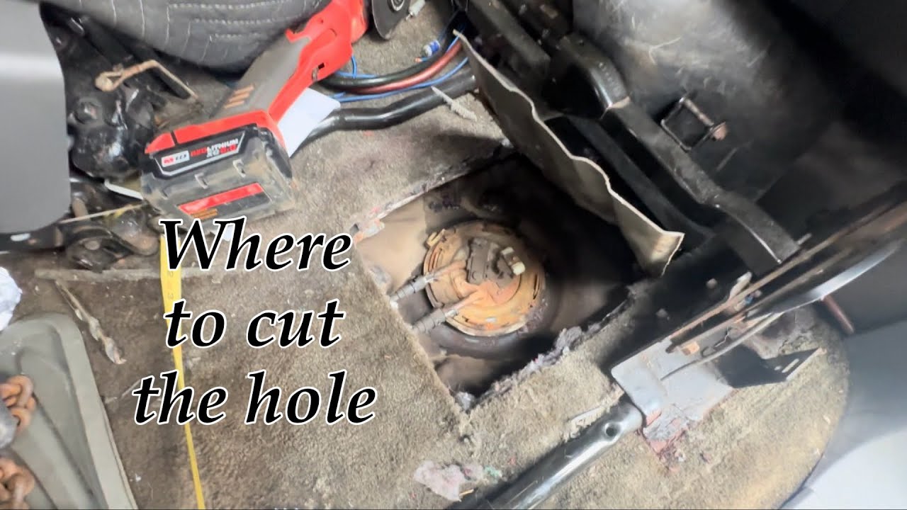 Can you change A fuel pump in a Chevy avalanche without dropping the fuel tank?