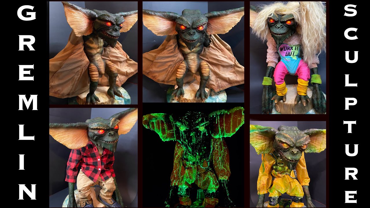 Life size Gremlins! Sculpture, Mold, Paint!