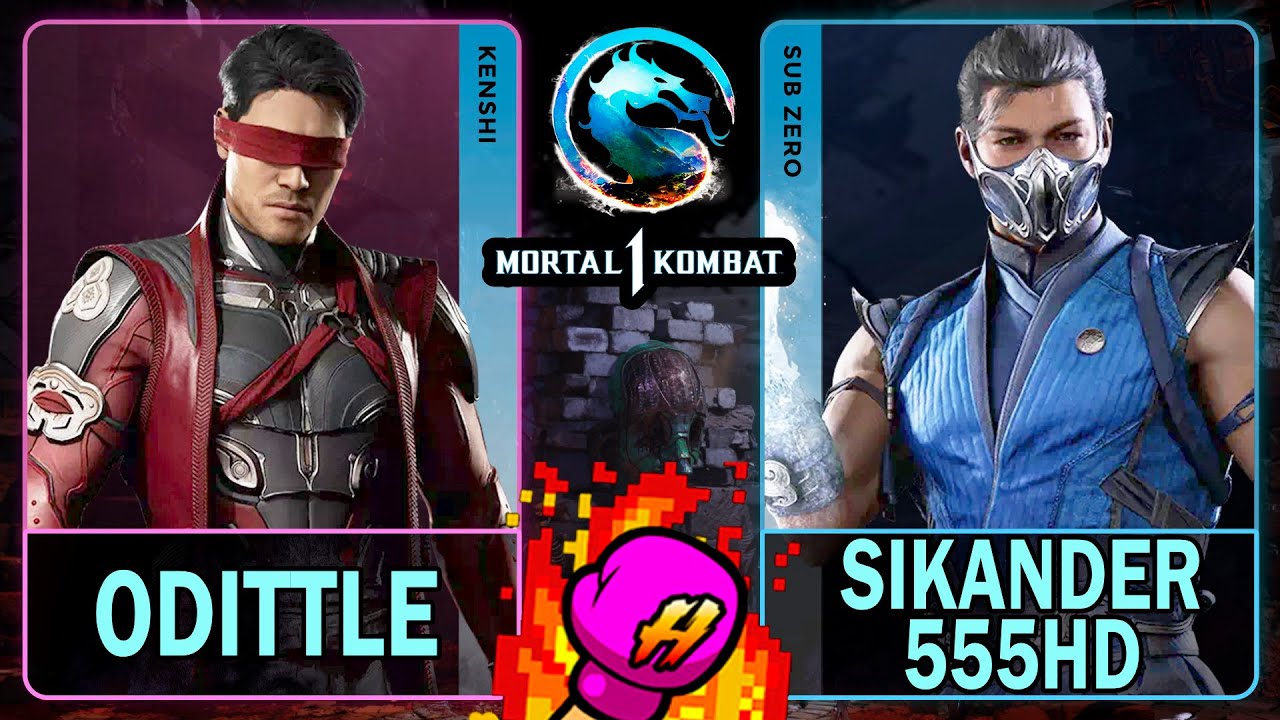 MK1 ODittle (KENSHI) VS Sikander555HD (SUB-ZERO)🥊Mortal Kombat 1🥊4K 60ᶠᵖˢ