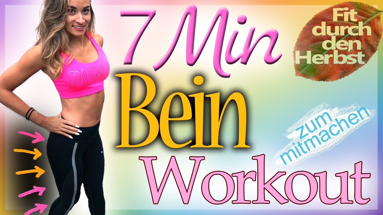 Oberschenkel abnehmen - Bein Workout - Schlanke Beine trainieren - 7 Minuten Übungen