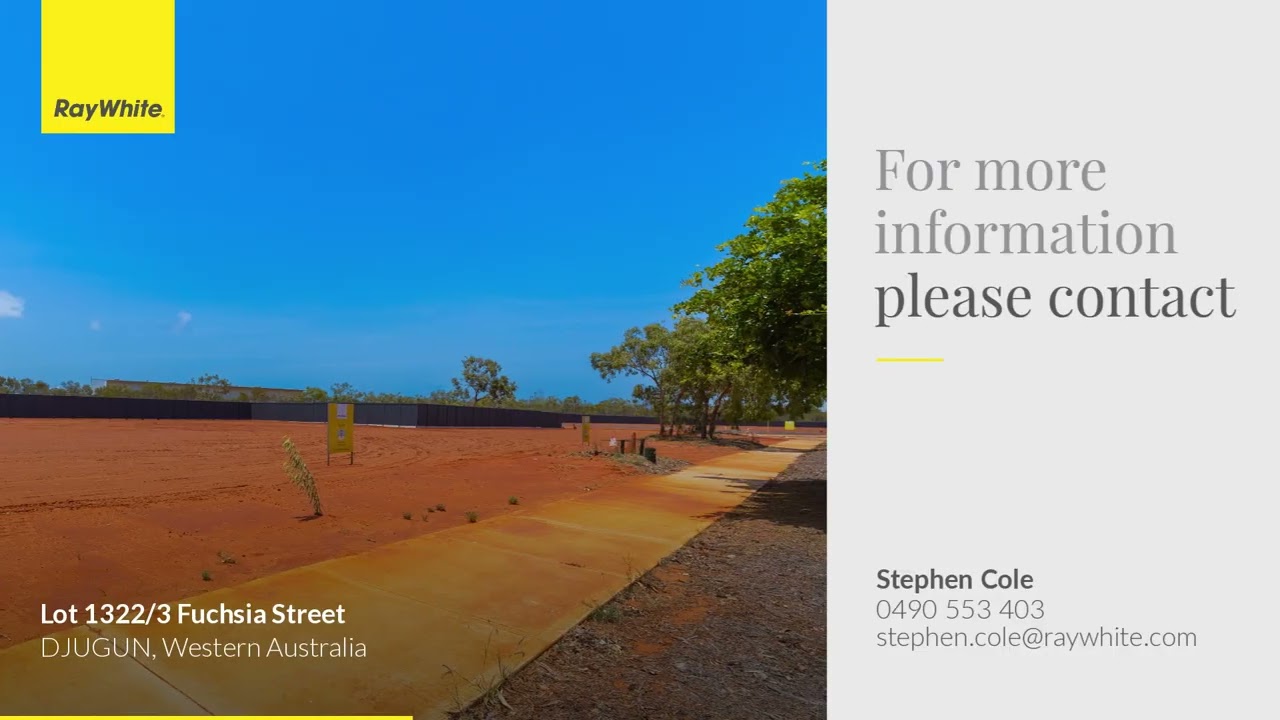Lot Lot 1322, 3 Fuchsia Street, Djugun WA