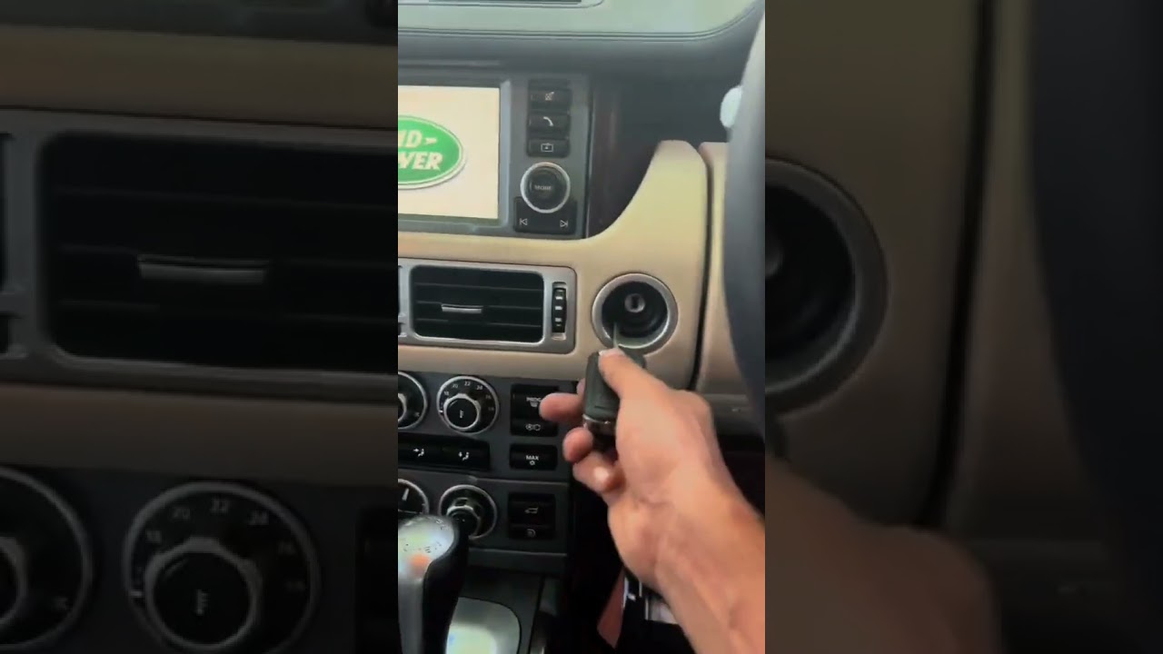 Programming a new key for a lost key for a Range Rover