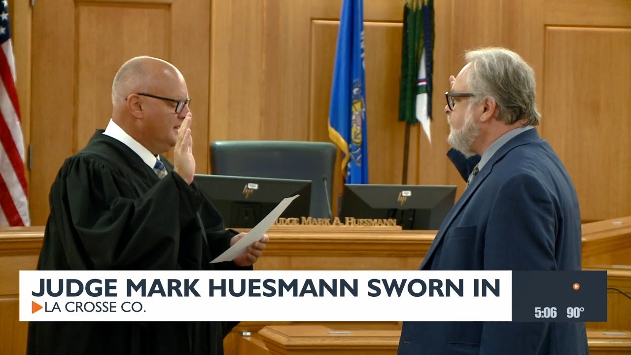 Judge Heusmann sworn in as circuit court judge in La Crosse County