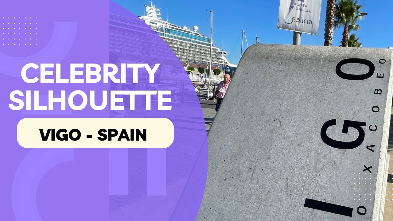 Such a beautiful port - the Celebrity Silhouette in Vigo (Spain)