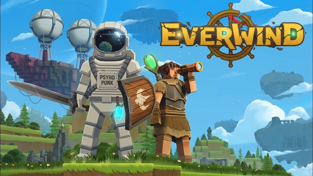 EVERWIND ☁️ Строим базу на ЛЕТАЮЩЕМ ОСТРОВЕ | Стрим # 3