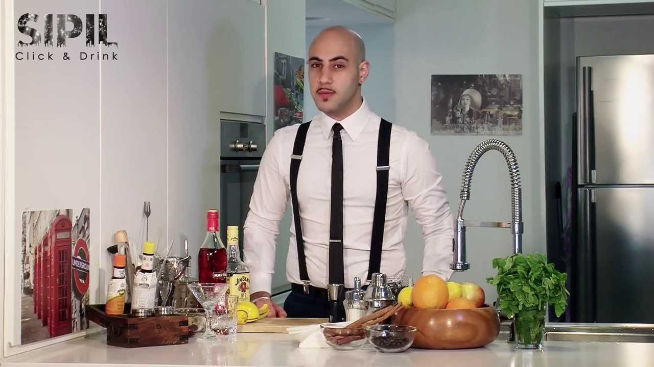 איך להכין קוקטייל מנהטן | SIPIL