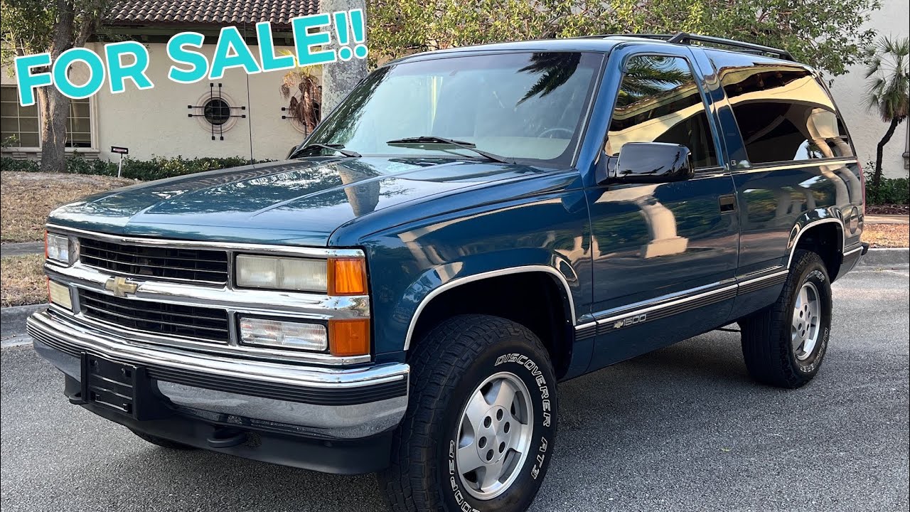 ￼ 1995 CHEVROLET TAHOE 4X4 2 DOOR 5.7 FOR SALE
