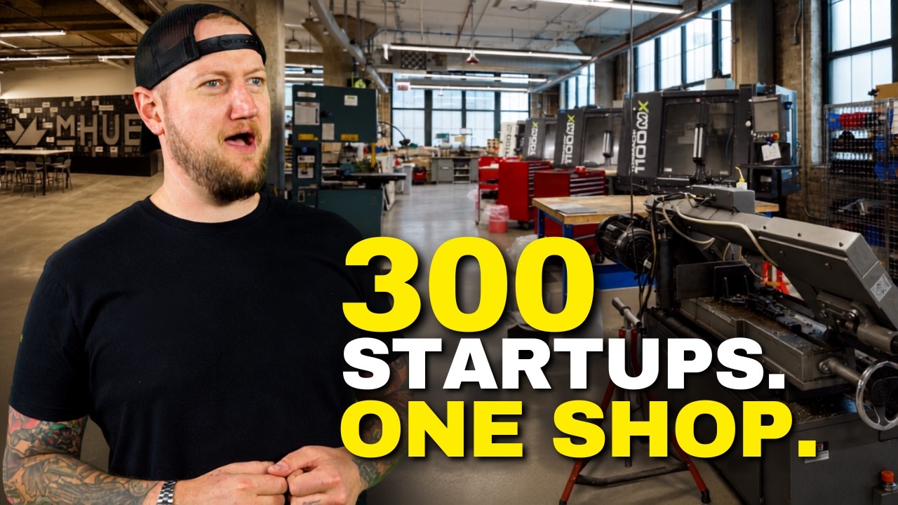 Wewnątrz warsztatu, kt&oacute;ry pom&oacute;gł 300 startupom stworzyć realne produkty | Zwiedzanie parku maszyn...