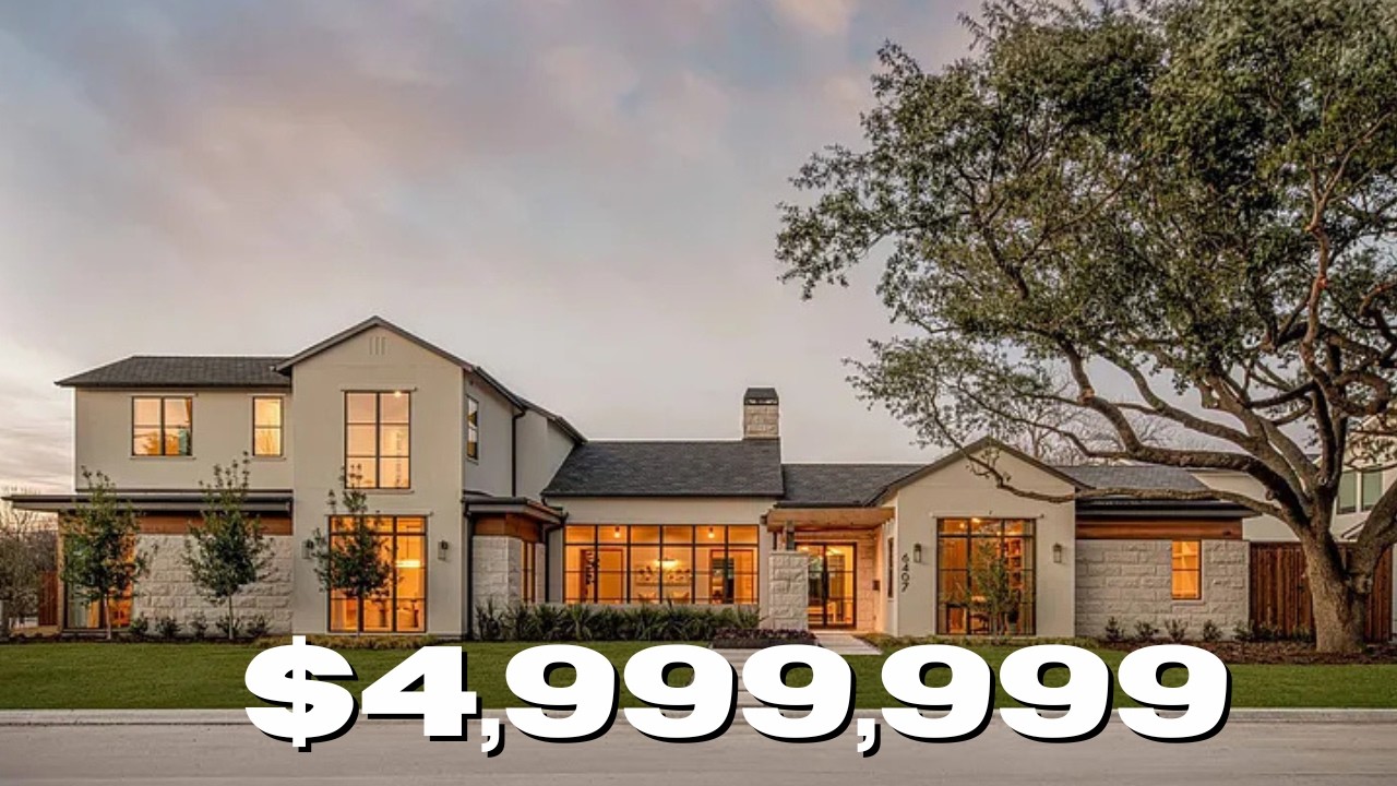 DALLAS REALTORS TOUR A $5.2M TRANSITIONAL HOME | MODERN LUXURY HOUSE TOUR!