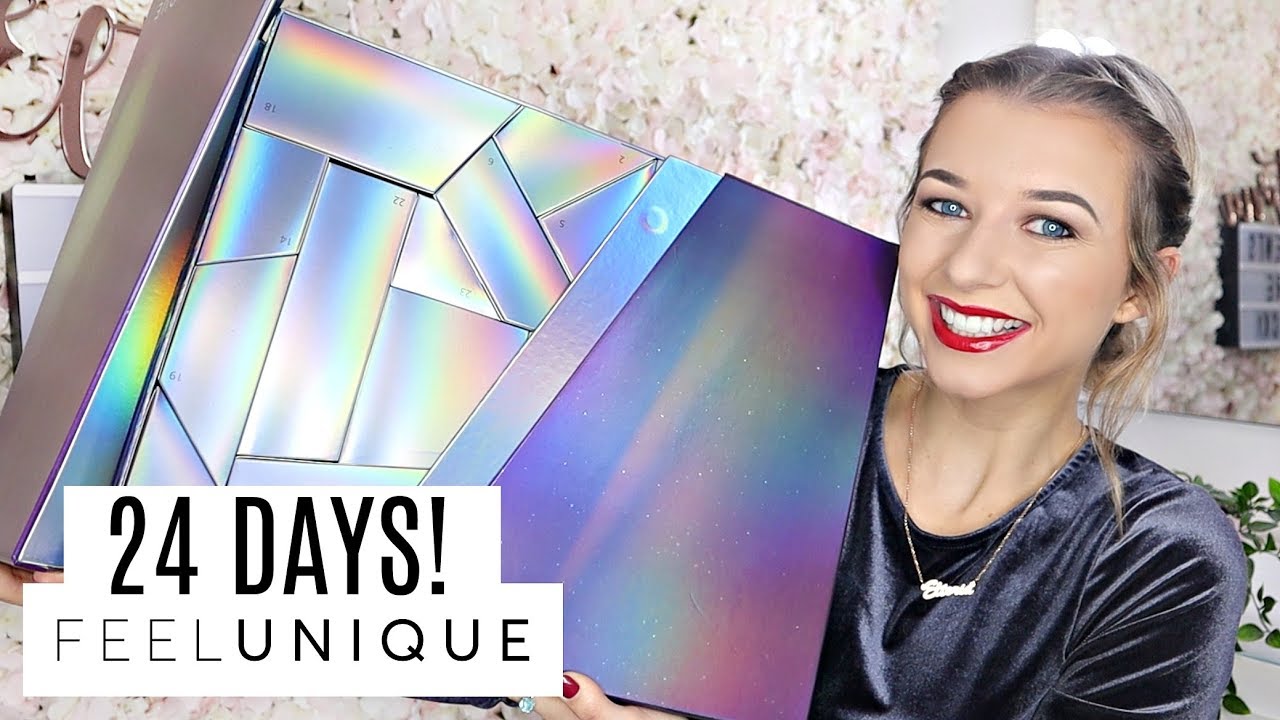FEELUNIQUE BEAUTY ADVENT CALENDAR / *HUDA BEAUTY PRODUCTS INSIDE!!*