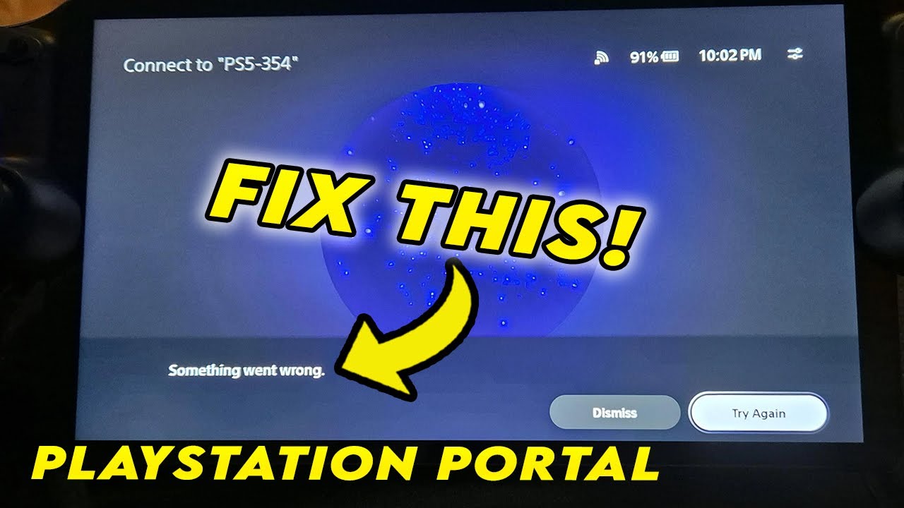 PlayStation Portal: как исправить ошибку &laquo;Что-то пошло не так&raquo;