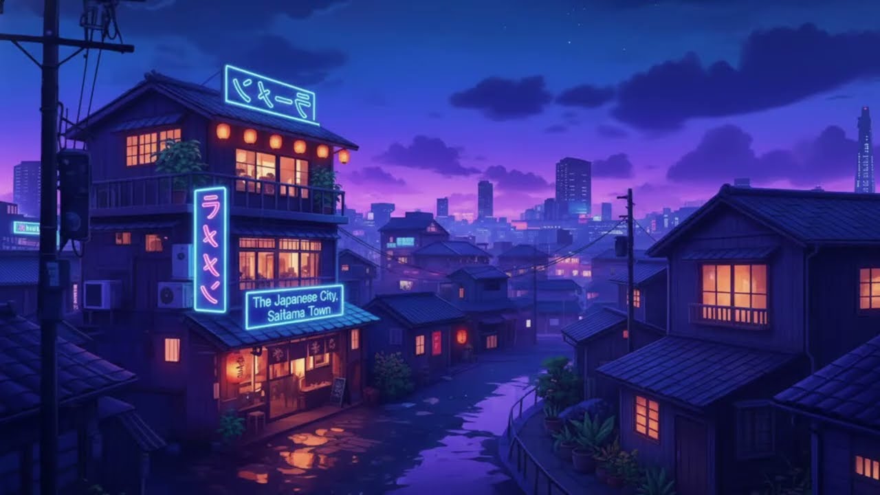 📚 Study & Sleep Lofi ☕ | Chill Hip-Hop Beats 🎧 | Rainy Night Ambience 🌧️