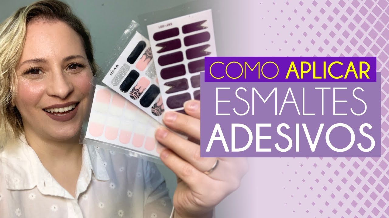 COMO APLICAR ESMALTES ADESIVOS