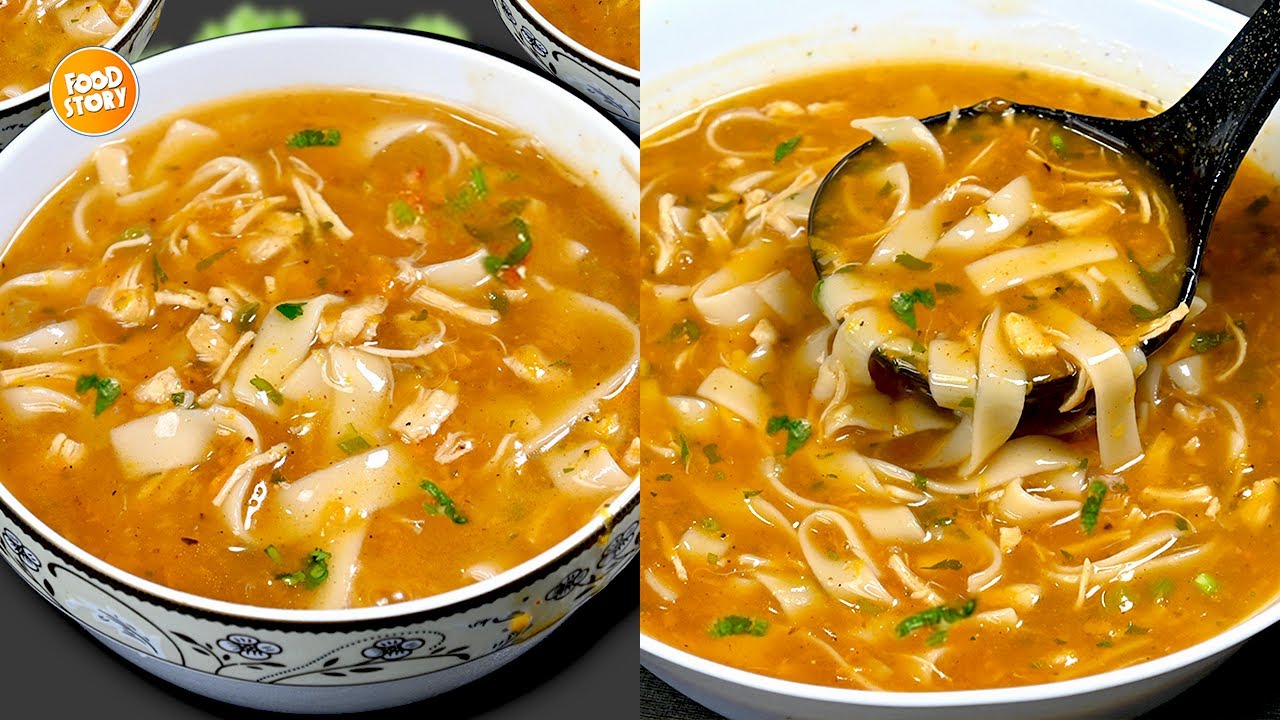 Chicken Turkish Soup Recipe, Simple Chicken Soup Recipe, Winter Special Recipe by Samina Food Story